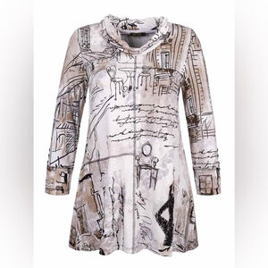 DOLCEZZA Tunic “Once in Paris 70132” NWT